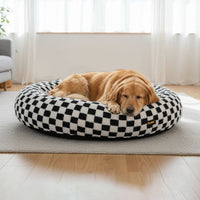 Pawz Circular Plush Dog Cosy Bed Calming Pet Plush Bed-2065254670296813574