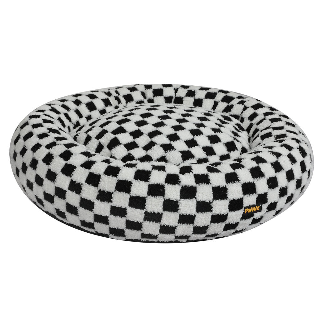 Pawz Circular Plush Dog Cosy Bed Calming Pet Plush Bed-2065254670296813569