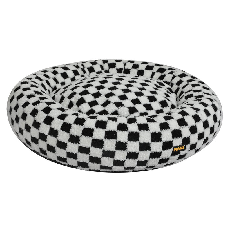 Pawz Circular Plush Dog Cosy Bed Calming Pet Plush Bed-2065254670296813569